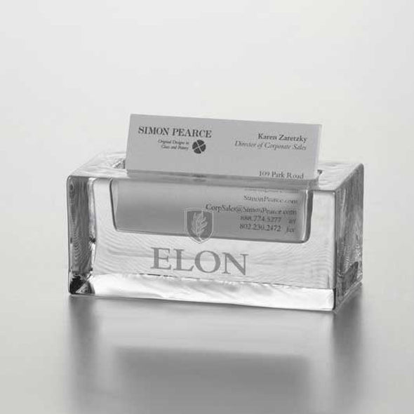 Elon Glass Business Cardholder by Simon Pearce Shot #1