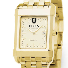 Elon Men's Gold Quad with Bracelet Shot #1