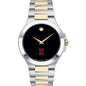 Elon Men's Movado Collection Two-Tone Watch with Black Dial Shot #2