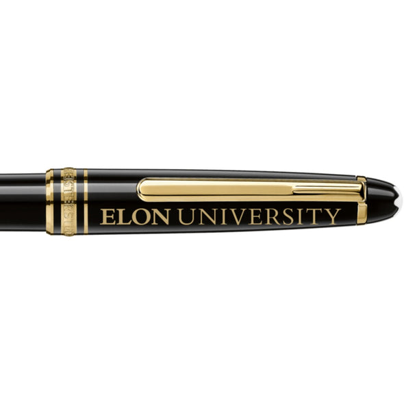 Elon Montblanc Meisterstück Classique Ballpoint Pen in Gold Shot #2