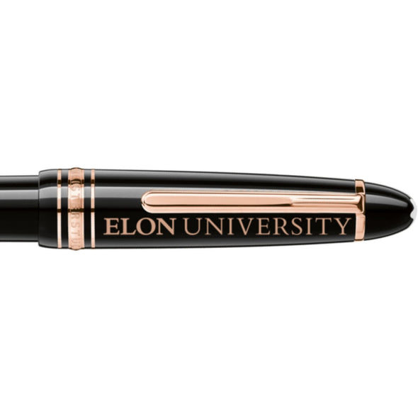 Elon Montblanc Meisterstück LeGrand Ballpoint Pen in Red Gold Shot #2