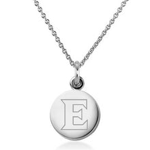 Elon Necklace with Charm in Sterling Silver Shot #1