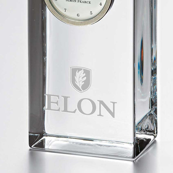 Elon Tall Glass Desk Clock by Simon Pearce Shot #2