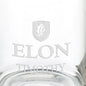 Elon University 13 oz Glass Coffee Mug Shot #3