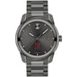 Elon University Men's Movado BOLD Gunmetal Grey with Date Window Shot #2