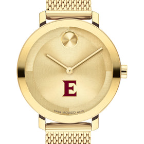 Elon University Women's Movado Bold Gold with Mesh Bracelet Shot #1