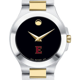 Elon Women&#39;s Movado Collection Two-Tone Watch with Black Dial Shot #1