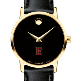 Elon Women's Movado Gold Museum Classic Leather Shot #1