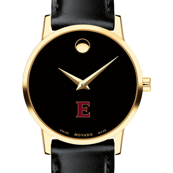 Elon Women's Movado Gold Museum Classic Leather Shot #1