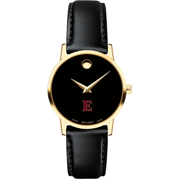 Elon Women's Movado Gold Museum Classic Leather Shot #2