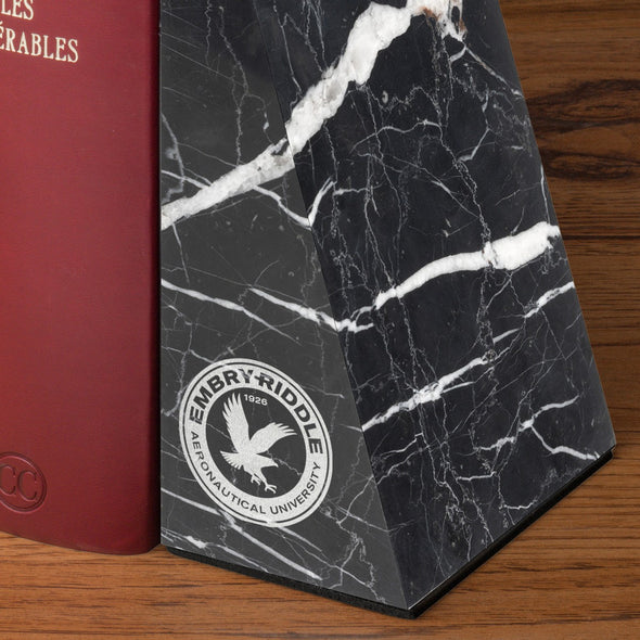 Embry-Riddle Marble Bookends by M.LaHart Shot #3