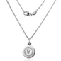 Embry-Riddle Necklace with Charm in Sterling Silver Shot #2