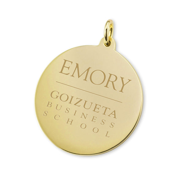 Emory Goizueta 18K Gold Charm Shot #1