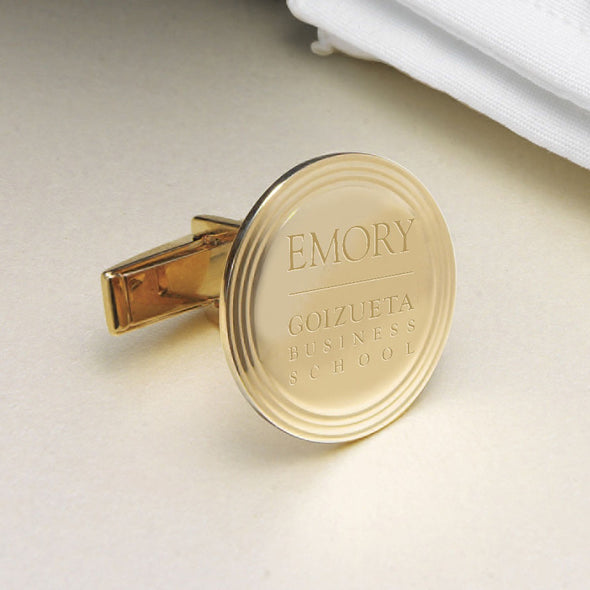 Emory Goizueta 18K Gold Cufflinks Shot #2