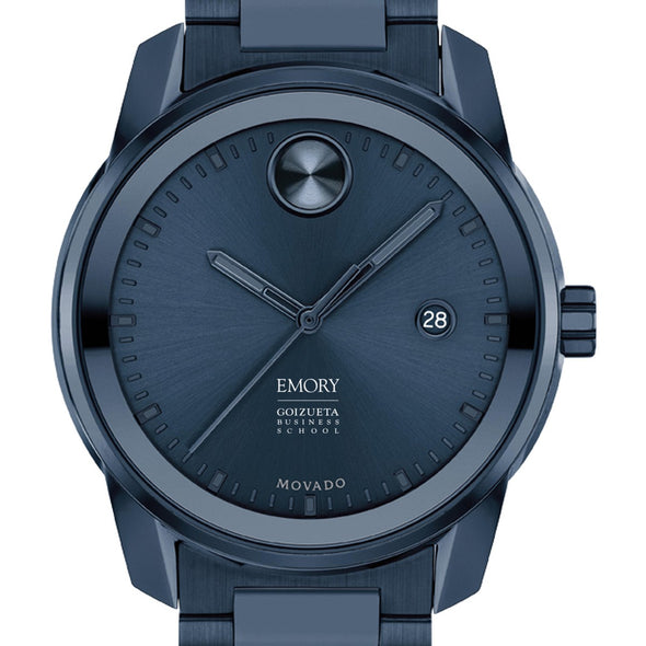 Emory Goizueta Business School Men's Movado BOLD Blue Ion with Date Window Shot #1
