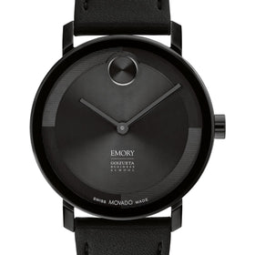 Emory Goizueta Business School Men's Movado BOLD with Black Leather Strap Shot #1