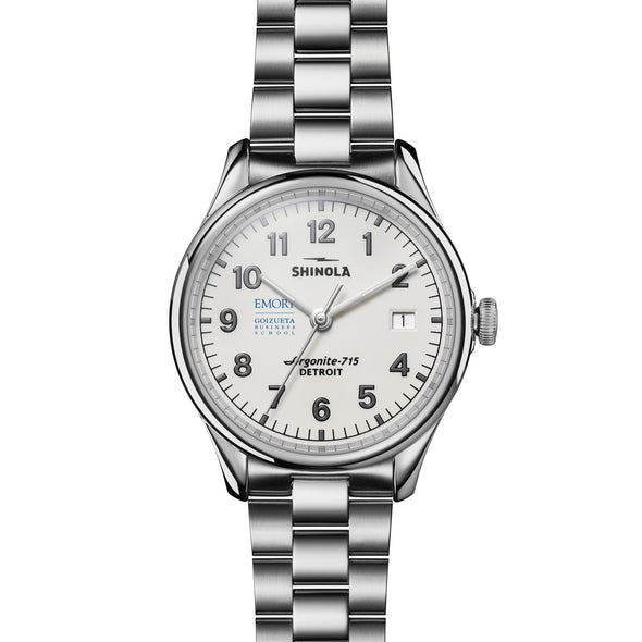 Emory Goizueta Business School Shinola Watch, The Vinton 38 mm Alabaster Dial at M.LaHart & Co. Shot #2