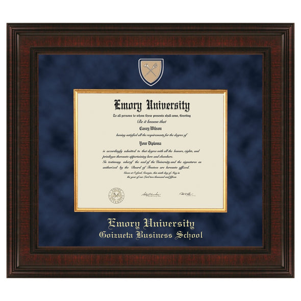 Emory Goizueta Diploma Frame - Excelsior Shot #1
