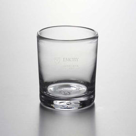 Emory Goizueta Double Old Fashioned Glass by Simon Pearce Shot #1