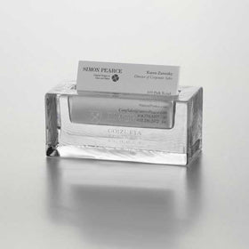Emory Goizueta Glass Business Cardholder by Simon Pearce Shot #1