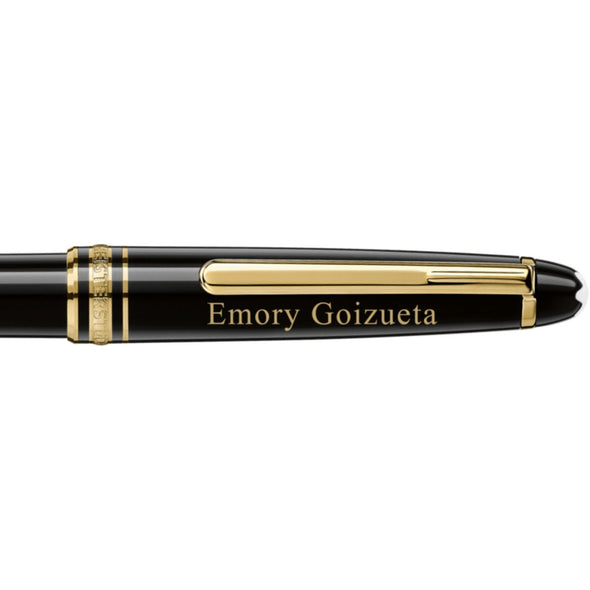Emory Goizueta Montblanc Meisterstück Classique Ballpoint Pen in Gold Shot #2