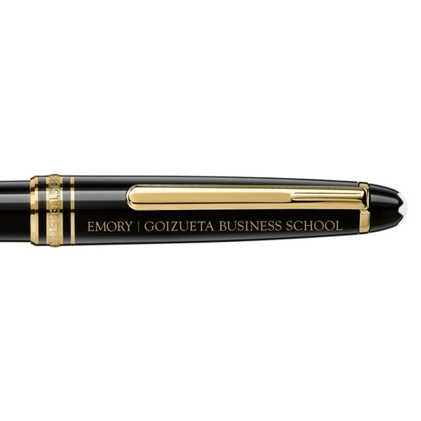 Emory Goizueta Montblanc Meisterstück Classique Ballpoint Pen in Gold Shot #2