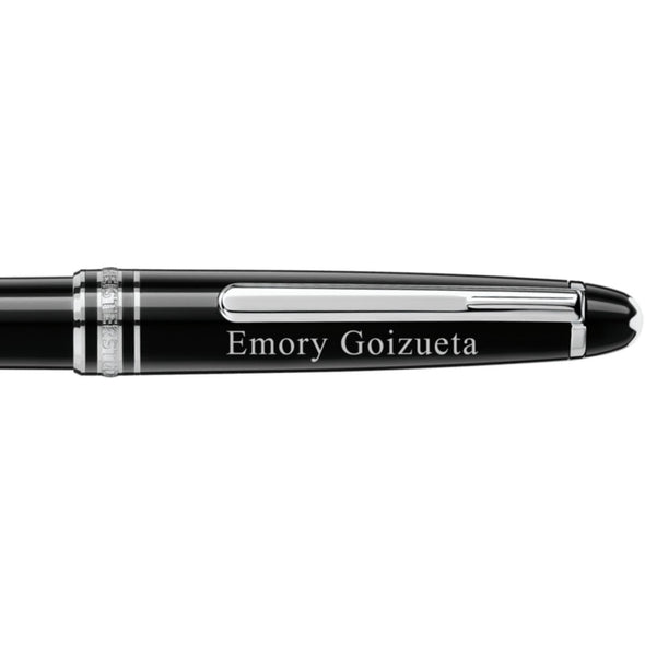 Emory Goizueta Montblanc Meisterstück Classique Ballpoint Pen in Platinum Shot #2