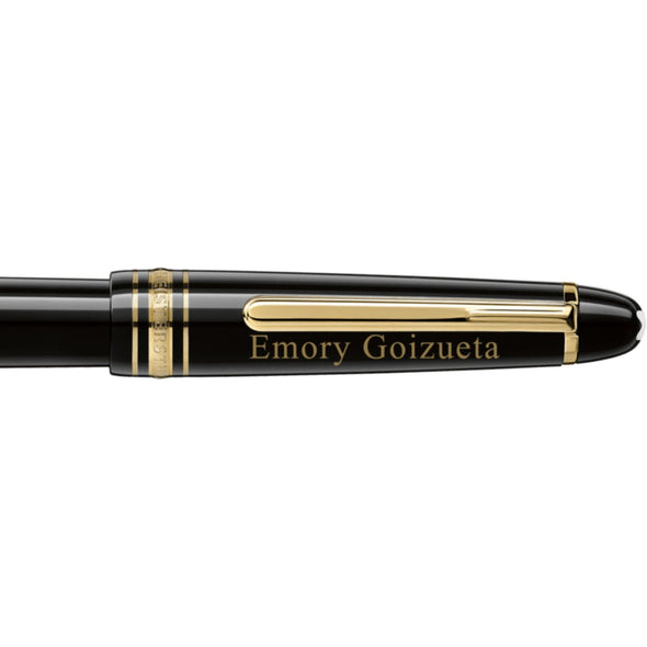 Emory Goizueta Montblanc Meisterstück Classique Fountain Pen in Gold Shot #2