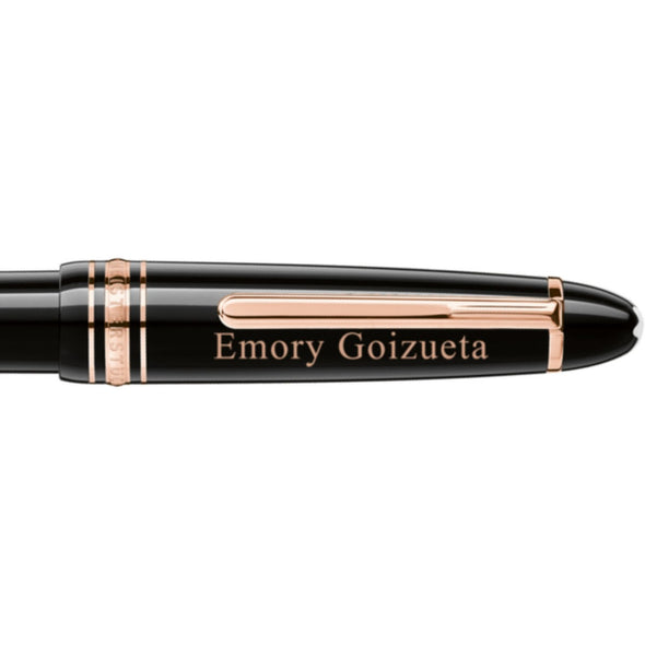 Emory Goizueta Montblanc Meisterstück LeGrand Ballpoint Pen in Red Gold Shot #2