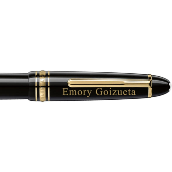 Emory Goizueta Montblanc Meisterstück LeGrand Rollerball Pen in Gold Shot #2