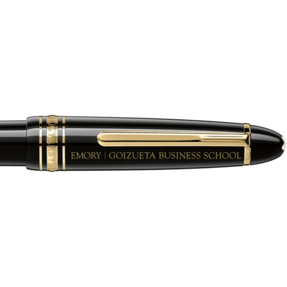Emory Goizueta Montblanc Meisterstück Midsize Ballpoint Pen in Gold Shot #2