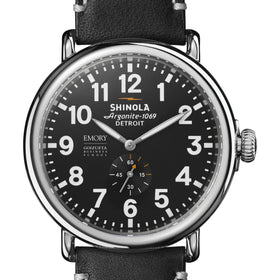 Emory Goizueta Shinola Watch, The Runwell 47 mm Black Dial Shot #1