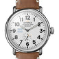 Emory Goizueta Shinola Watch, The Runwell 47 mm White Dial Shot #1