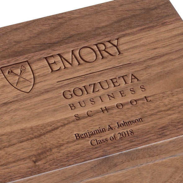 Emory Goizueta Solid Walnut Desk Box Shot #3