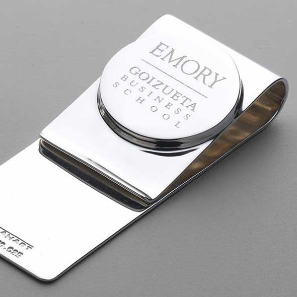 Emory Goizueta Sterling Silver Money Clip Shot #2