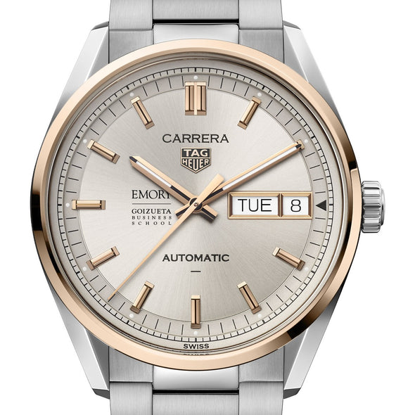 Emory Goizueta TAG Heuer Carrera Automatic Day-Date 18K 5N Rose Gold Shot #1