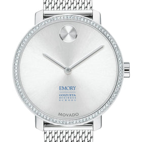 Emory Goizueta Women's Movado Bold with Crystal Bezel & Mesh Bracelet Shot #1