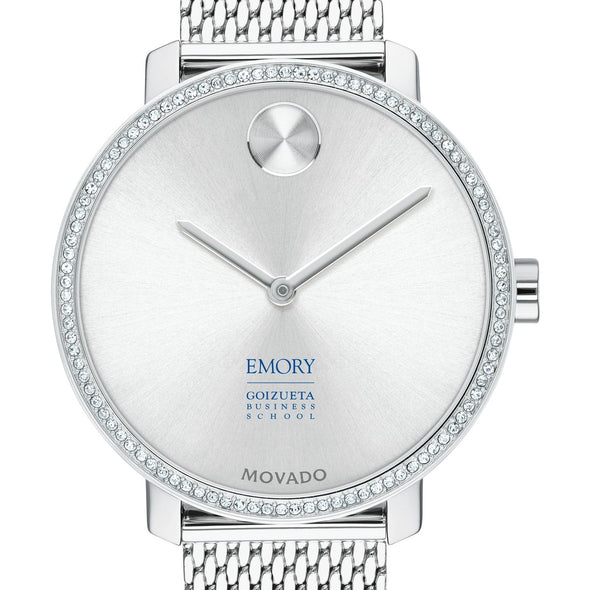 Emory Goizueta Women's Movado Bold with Crystal Bezel & Mesh Bracelet Shot #1