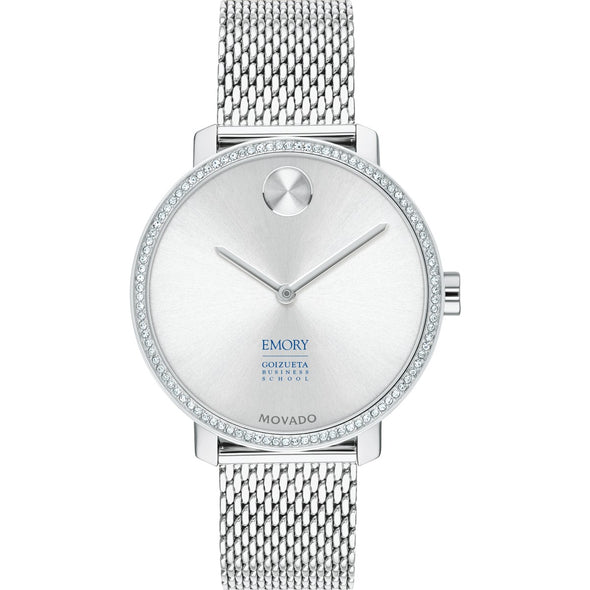 Emory Goizueta Women's Movado Bold with Crystal Bezel & Mesh Bracelet Shot #2