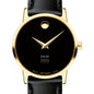 Emory Goizueta Women's Movado Gold Museum Classic Leather Shot #1