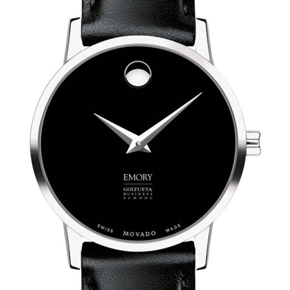 Emory Goizueta Women's Movado Museum with Leather Strap Shot #1
