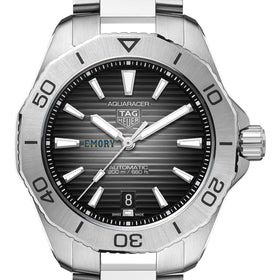 Emory Men's TAG Heuer Steel Automatic Aquaracer with Black Dial Shot #1