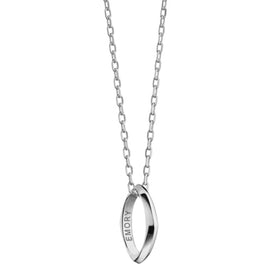 Emory Monica Rich Kosann Poesy Ring Necklace in Silver Shot #1