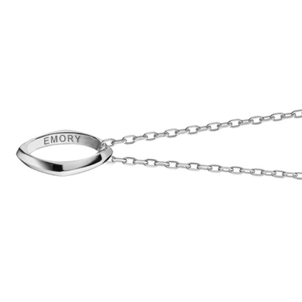 Emory Monica Rich Kosann Poesy Ring Necklace in Silver Shot #3