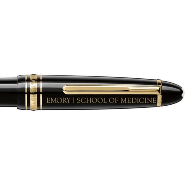 Emory School of Medicine Montblanc Meisterstück Midsize Ballpoint Pen in Gold Shot #2