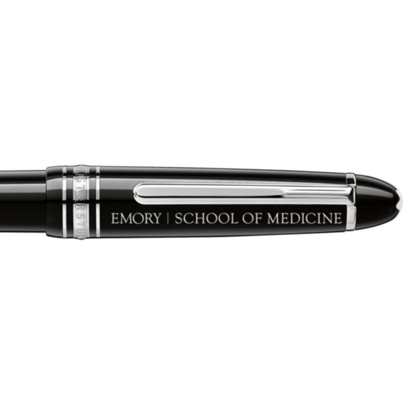 Emory School of Medicine Montblanc Meisterstück Midsize Platinum-Coated Ballpoint Pen Shot #2
