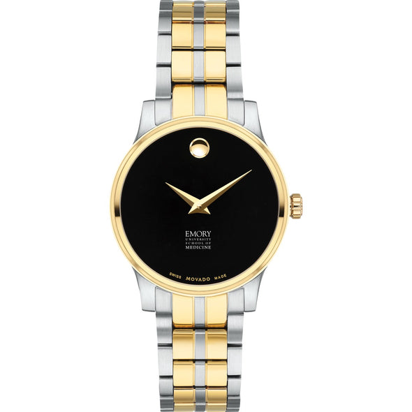 Emory School of Medicine Women's Movado Collection Two-Tone Watch with Black Dial Shot #2