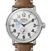 Emory Shinola Watch, The Runwell 41 mm White Dial