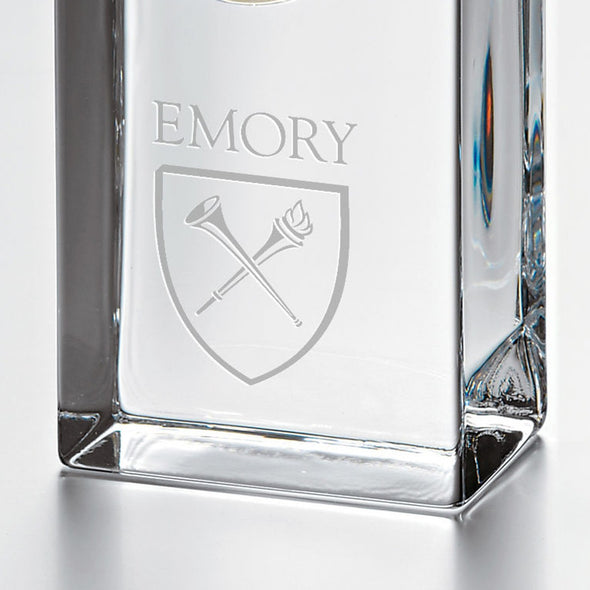 Emory Tall Glass Desk Clock by Simon Pearce Shot #2