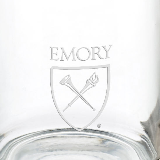 Emory University 13 oz Glass Coffee Mug Shot #3